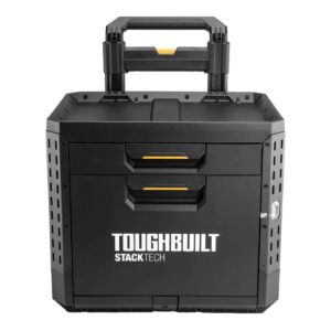 ToughBuilt StackTech 2-Drawer Rolling Locking Box